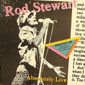 Rod Stewart - Absolutely Live, Ophalen of Verzenden, Gebruikt