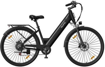 Velopro C1 – Elektrische Stadsfiets Zwart Lage Instap |, Ophalen of Verzenden, Nieuw
