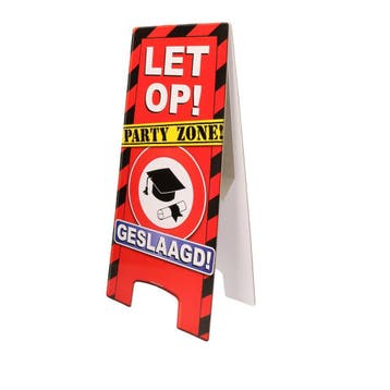 Versiering geslaagd bord - Geslaagd feestartikelen, Ophalen of Verzenden, Nieuw