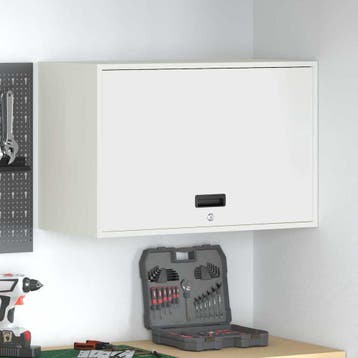 vidaXL Wandkast voor Garage Wit 80 x 40 x 53 cm, Huis en Inrichting, Verzenden, Nieuw