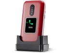 Doro -  2880 - 4g Eenvoudige Klaptelefoon -wit 17 Mb  - Rood, Verzenden, Geen camera, Nieuw, Inklapmodel