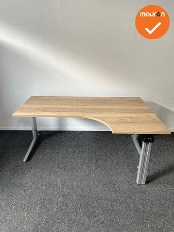 Ahrend Essa hoekbureau - Handmatig verstelbaar - 180x120c..., Werkplek, Ophalen of Verzenden, Gebruikt, Bureau