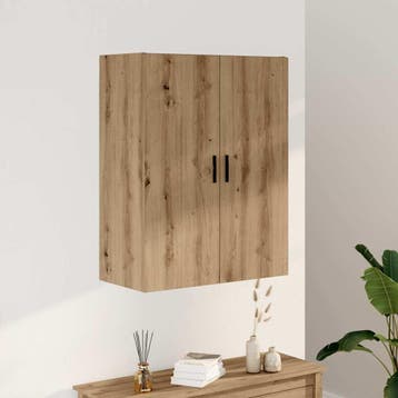 vidaXL Bovenkast 69,5x34x90 cm artisanaal eikenkleurig, Verzenden, Nieuw, 50 tot 100 cm, Minder dan 100 cm