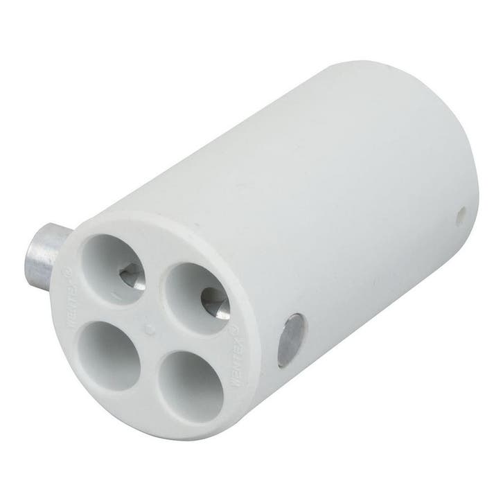 WENTEX® 4-weg vervangende Connector  Ø45,7 mm - wit, Muziek en Instrumenten, Licht en Laser, Verzenden