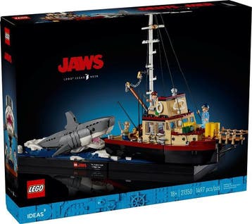 Lego | Ideas | Jaws | 21350, Lego, Nieuw, Ophalen of Verzenden, Complete set