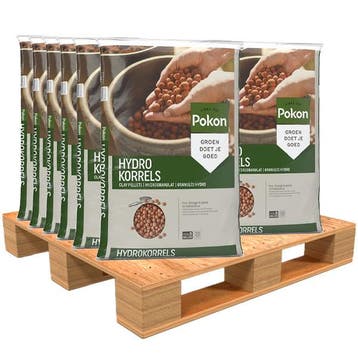 Hydrokorrels pallet | 660 L | Pokon (Natuurlijk), Verzenden