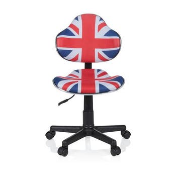 Bureaustoel | Kinderen | Stof | Blauw/Rood/Wit | Ergonomisch, Verzenden, Nieuw