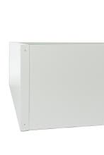 Stalen plantenbak 100x100x40 cm  Zwart, Tuin en Terras, Verzenden, Nieuw, Vierkant, Metaal