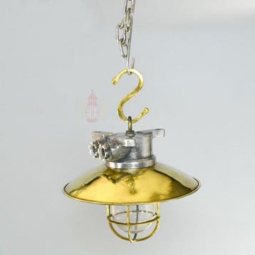 Plafondlamp - Metaal, Emaille