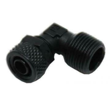 Knie voor plastic slang 8mm x 3/8", Ophalen of Verzenden, Nieuw