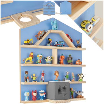 Wandkasat Mylittle Story voor maar liefst 50 Tonies - blauw, Verzenden, Nieuw