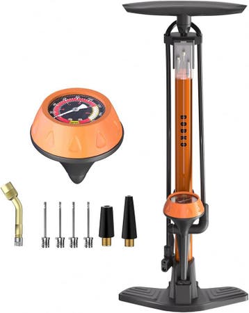 Fietspomp met Manometer | 11 Bar | Retourdeal 54% Korting, Ophalen of Verzenden, Zo goed als nieuw