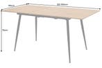 Eettafel APARTMENT 120-160 cm uitschuifbaar, natuurlijke, Ophalen of Verzenden, Nieuw