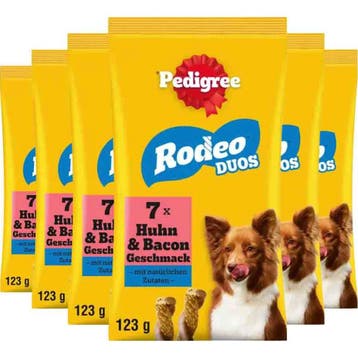 6x Pedigree Hondensnack Rodeo Kip 123 gr (Hondensnacks), Dieren en Toebehoren, Dierenvoeding, Verzenden, Hond