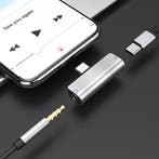 USB-C Duo adapter - naar mini jack + USB-C - Premium, Ophalen of Verzenden, Nieuw