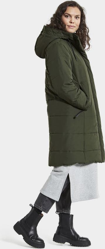 Didriksons outdoor jas dames maat 42 GROEN SANDRA WNS PARKA, Kleding | Dames, Jassen | Winter, Verzenden, Nieuw