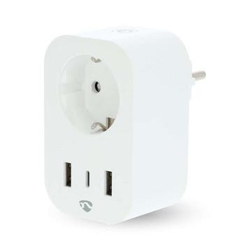 Slimme stekker | Nedis Smartlife, Doe-het-zelf en Verbouw, Elektra en Kabels, Verzenden, Nieuw