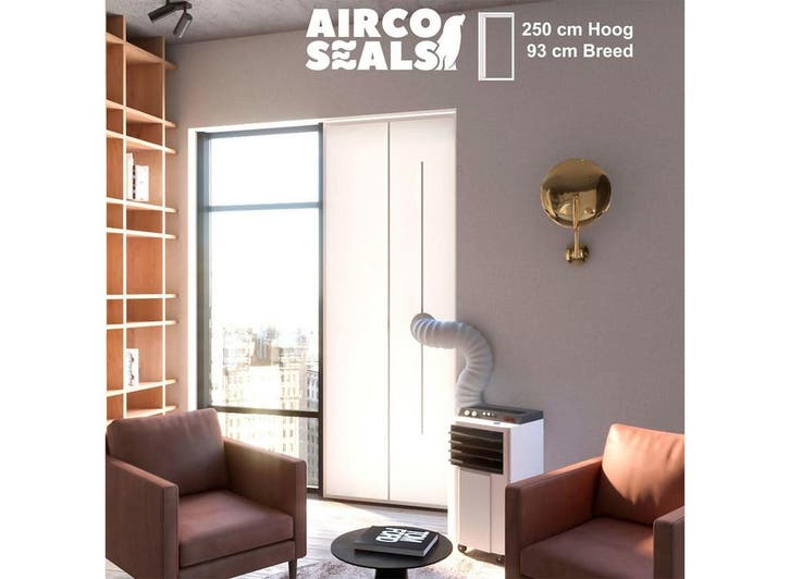 Airco deurafdichtingskit 93 x 250 cm met magneetsluiting, Witgoed en Apparatuur, Airco's, Nieuw, Verzenden