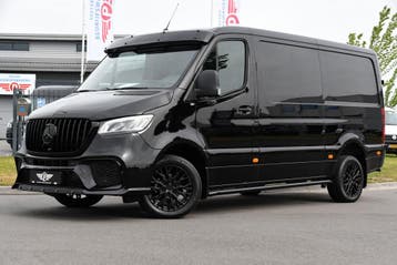 Zakelijke Lease |  Mercedes-Benz Sprinter 319 3.0 CDI L2H1 A, Automaat, Gebruikt, Euro 6, Zwart