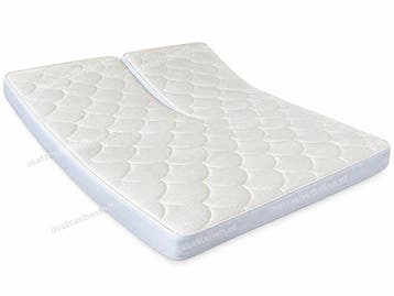 Topper NASA deluxe SPLIT  TENCEL® 11-12 cm, Verzenden, Nieuw, Wit, Overige typen