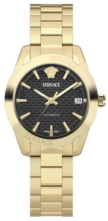 Versace VESCA0624 Greca Classic automatisch horloge 35 mm, Overige merken, Staal, Verzenden, Polshorloge