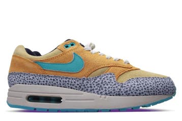 Nike Air Max 1 By You Safari Teal • 43, Ophalen of Verzenden, Nieuw, Nike, Sneakers of Gympen