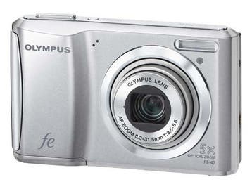 Olympus FE-47 Digitale Compact Camera - Zilver, Verzenden, Zo goed als nieuw