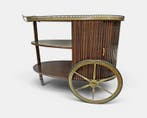 Serveerwagen - Hout, Messing, Metaal - Raro barwagen Art