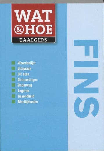 Wat En Hoe Taalgids Fins - Wat, Verzenden, Gelezen