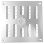 Aluminium afsluitbaar schuifrooster opbouw 155 x 155mm - ALU, Verzenden, Nieuw