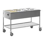 bain marie wagen GN4/1x1-200mm | 3kW | 1490x670x860(h)mm, Verzenden, Nieuw in verpakking
