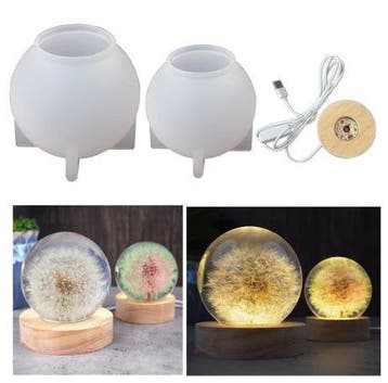 Siliconenmal Bol Bal Rond 50 mm / per stuk voor Epoxy Resin,, Ophalen of Verzenden, Nieuw