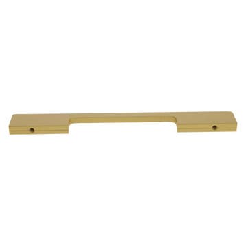 Meubelgreep 10x25x128 mm - mat goud, Verzenden, Nieuw