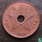 Kongo-Vrijstaat 5 centimes 1888, Postzegels en Munten, Munten | Afrika, Verzenden, Overige landen, Losse munt