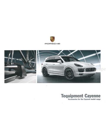 2017 PORSCHE CAYENNE TEQUIPMENT BROCHURE ENGELS, Nieuw, Porsche, Author