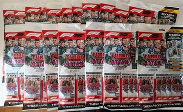 2025 Topps Turbo Attax - 18 Booster pack - Excellent (EX), Nieuw
