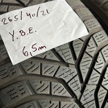 2 x Yokohama BluEarth 265-40-21 Winterbanden 6,5mm, Auto-onderdelen, Banden en Velgen, Gebruikt, 265 mm, Band(en), Personenwagen
