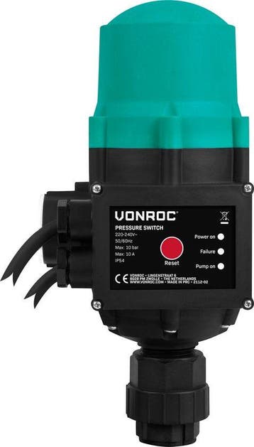 2dekans | VONROC Hydrofoorpomp / Automatische pomp - 800W -, Ophalen of Verzenden, Zo goed als nieuw