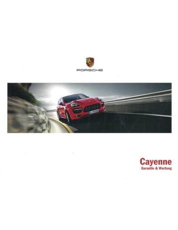 2014 PORSCHE CAYENNE GARANTIE & ONDERHOUD DUITS, Auto diversen, Handleidingen en Instructieboekjes