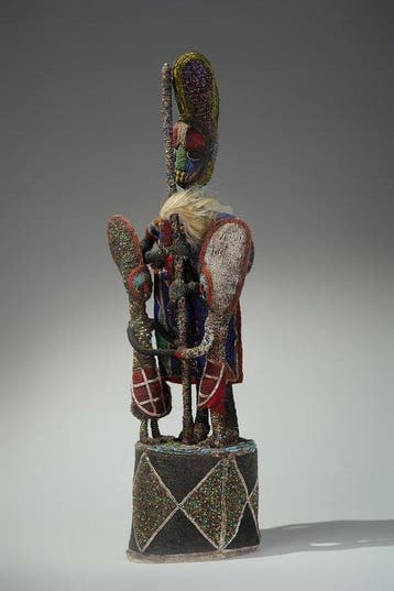 Een kralensculptuur - Yoruba - Nigeria (Zonder minimumprijs)