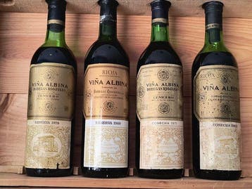 1971, 1978, 1983 & 1989 Bodegas Riojanas, Viña Albina -, Nieuw