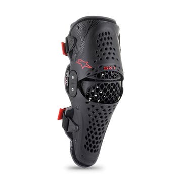 Kniebeschermers Alpinestars SX-1 V2 Zwart-Rood, Verzenden, Nieuw