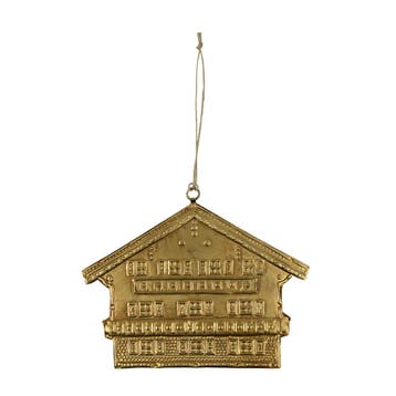 hanger ijzer chalet b goud 16cm, Verzenden, Nieuw