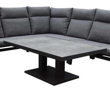 Pacific lounge-diningtafel 140x85xH49-72 cm in  hoogte, Tuin en Terras, Tuintafels, Ophalen of Verzenden, Nieuw