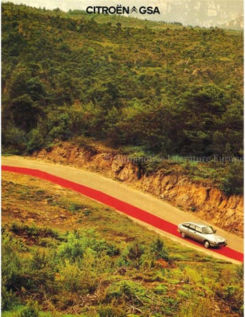 1980 CITROËN GSA BROCHURE DUITS, Nieuw, Author