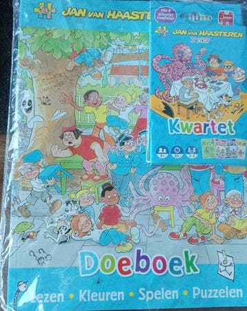Jan van Haasteren Doeboek en kwartet - Jan van Haasteren, Boeken, Verzenden, Zo goed als nieuw, Jan van Haasteren