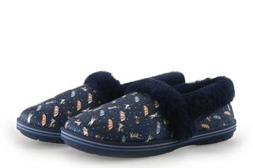 Skechers Pantoffels in maat 40 Blauw, Skechers, Zo goed als nieuw, Pantoffels of Sloffen, Verzenden