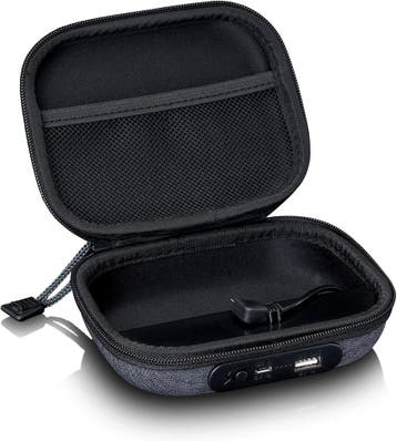 Lenco PBC-20 - Hoofdtelefoonetui met geïntegreerde powerbank, Verzenden, Zo goed als nieuw