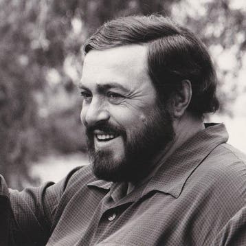 Steve Schapiro - Luciano Pavarotti Los Angeles 1982 Vintage
