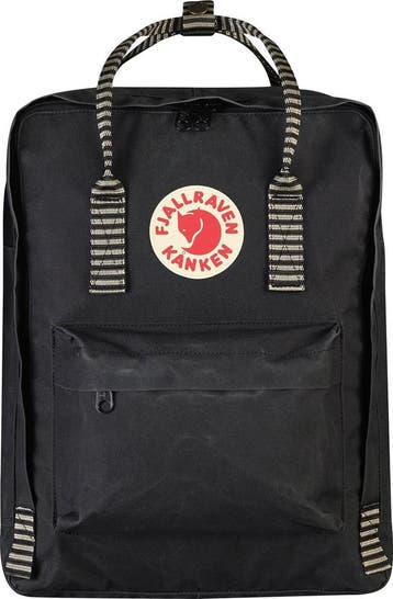 Fjallraven Kanken Rugzak 16 liter - Black / Striped, Sieraden, Tassen en Uiterlijk, Tassen | Rugtassen, Verzenden, Nieuw